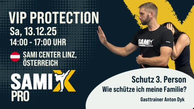 Schutz 3. Personen, „Wie schütze ich meine Familie!“ gegen einen oder mehrere Angreifer.

Hier anmelden -> https://www.ulrich-gruber.at/events/

#kravmagalinz #linz #fitness #motivation #kravmagateens #kravmagainstructor #linzstadt #ulrichgruber #samilinz